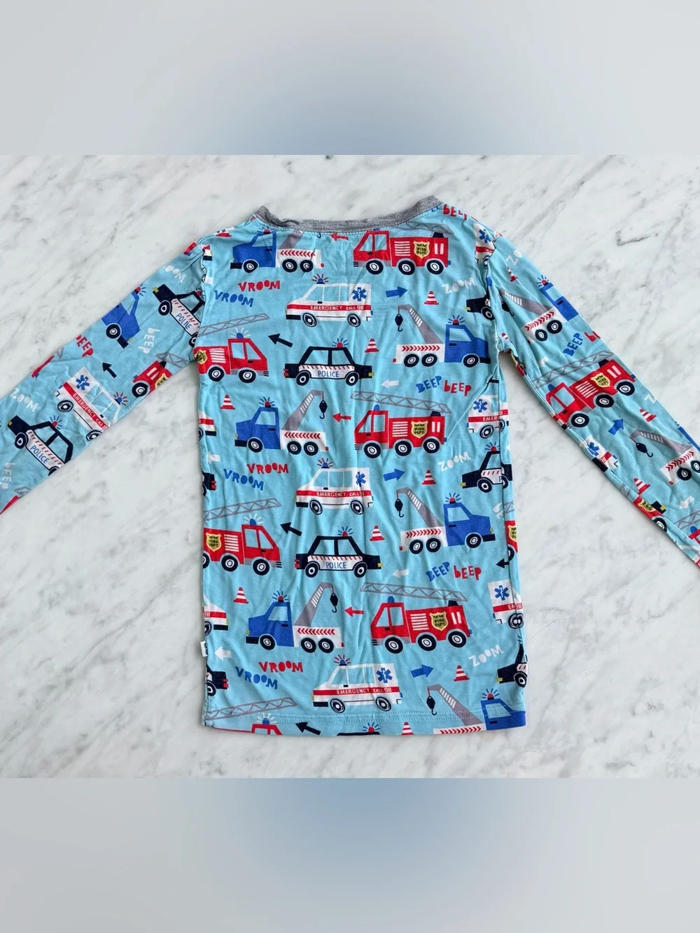 Little Sleepies Emergency Vehicles Pajama Top